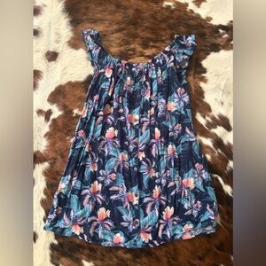 Rip Curl Floral off the shoulder Dress l Size Small